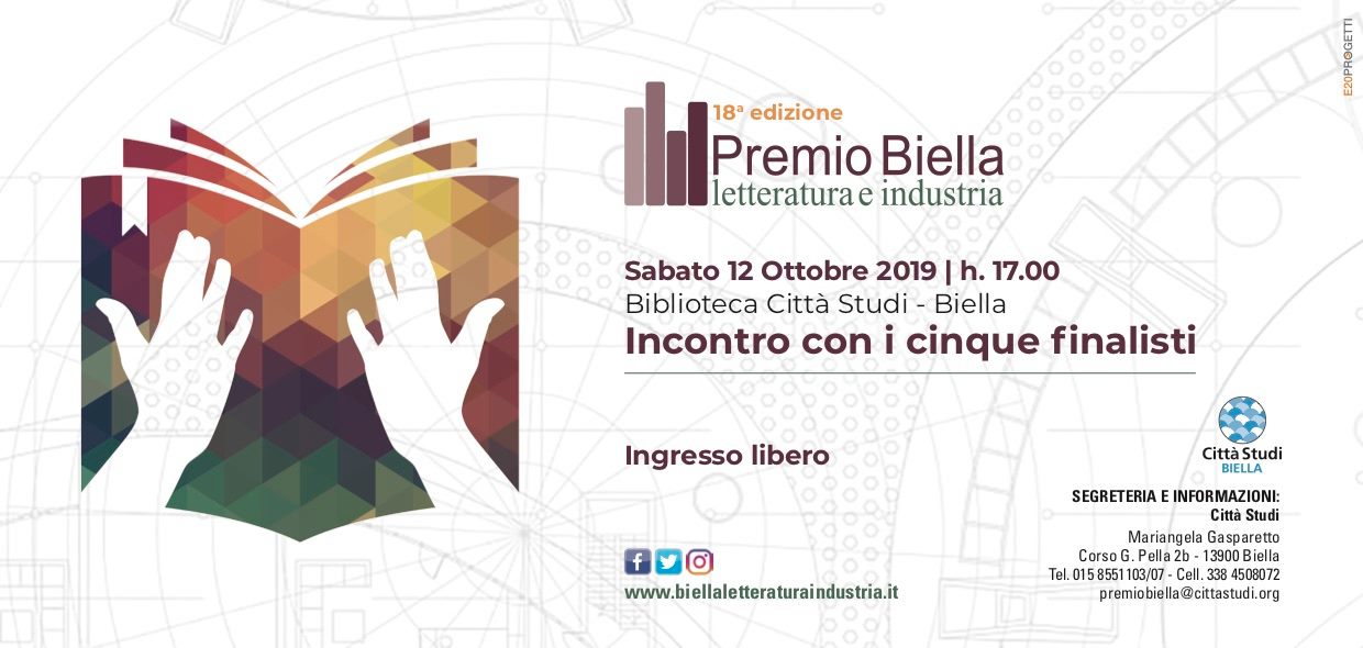 12/10/19 XVIII edizione Premio Biella letteratura