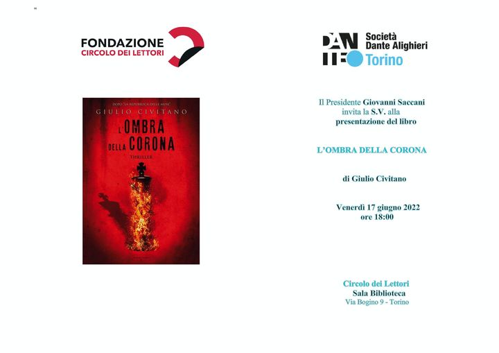 Presentazione del libro “L’ombra della Corona”