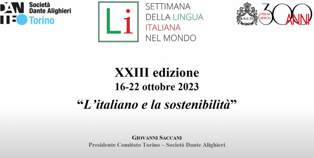 Settimana della Lingua Italiana 2023