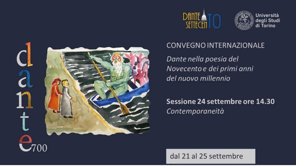 Convegno Dante e la poesia del Novecento – 24 settembre ore 14.30