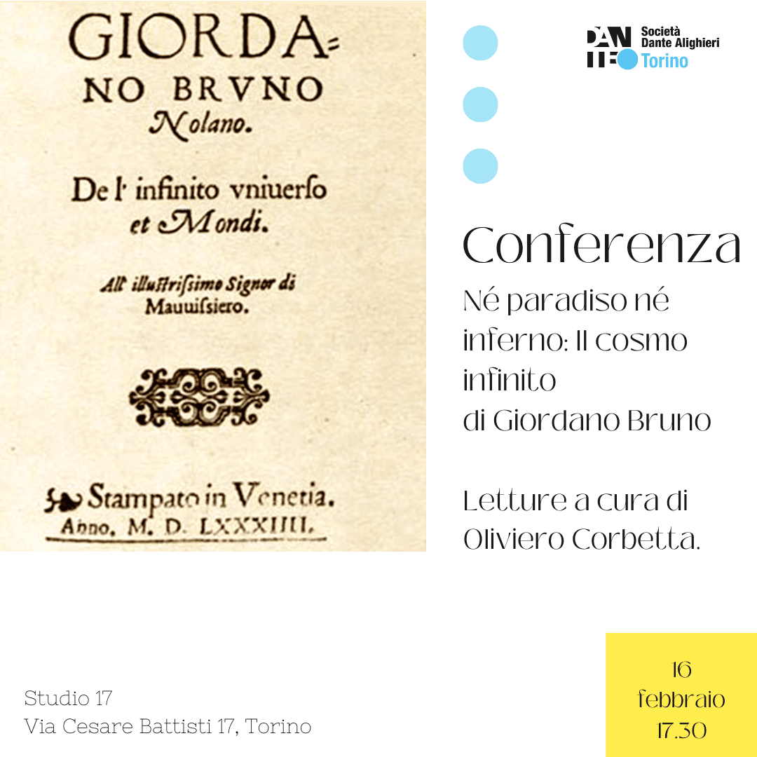 Conferenza su Giordano Bruno