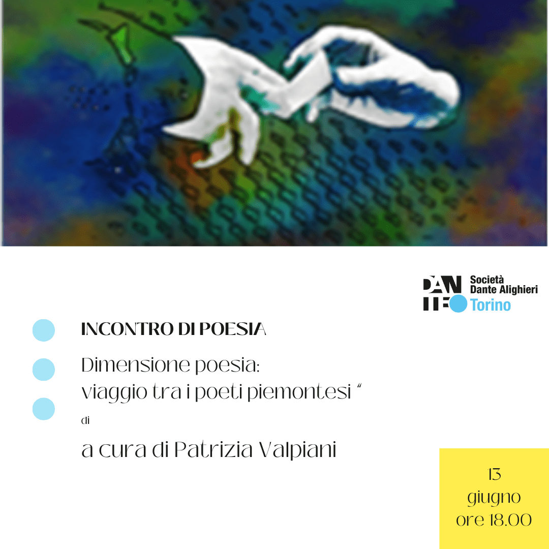 Incontro di poesia “Dimensione poesia: viaggio tra i poeti torinesi” di P. Valpiani