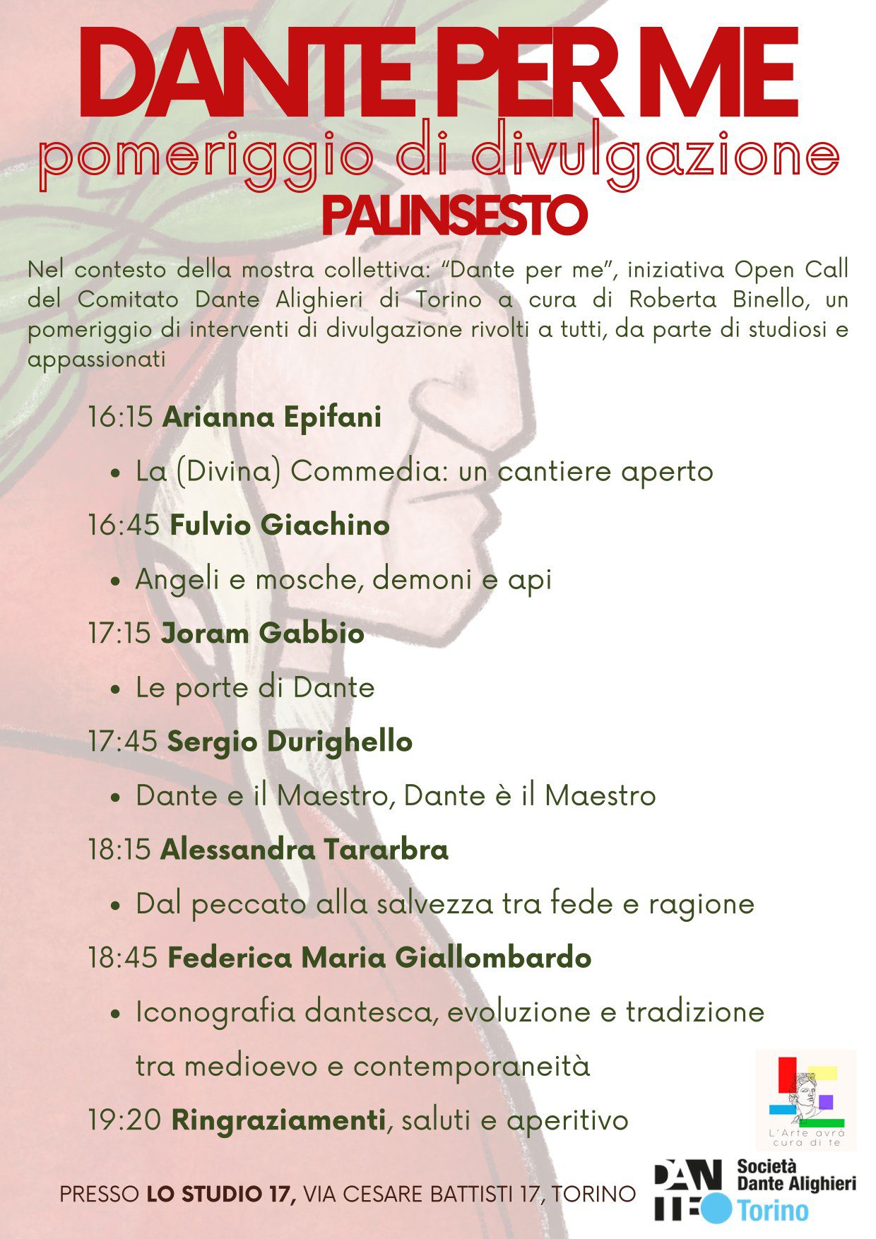 Dante per me. Un pomeriggio di divulgazione con studiosi e appassionati