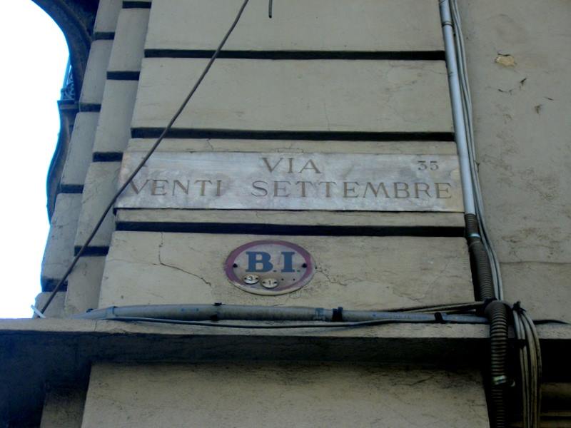 4° appuntamento degli itinerari della Dante “Via XX settembre e il Borgo Palatino” a cura di F. Maglio