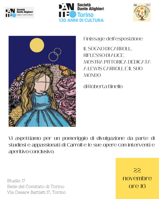 Inaugurazione mostra Il sogno di Carroll, Riflesso di Alice.